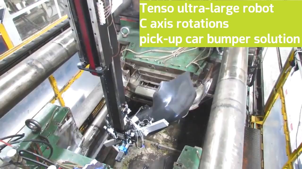 Tenso ultra-large robot | C axes rotations | pick-up car bumper solution